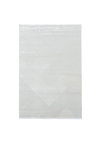 4 Metrekare - 6 Metrekare Bambu Tarz Modern Salon Oturma Odası Mutfak Halısı Antialerjik Krem 6796krem
