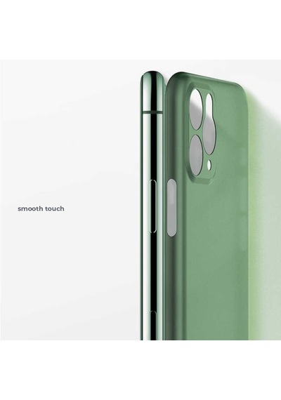 Apple Uyumlu iPhone 11 Pro Kılıf Zore 1.Kalite Pp Silikon-Siyah