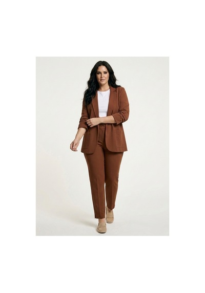 Hanezza Yeni Sarap Rengi Kadın Blazer Ceket Büyük Beden Takım Elbise Uyumlu Tarçın - 5553107 Tarçın Hanezza Yeni Sarap Rengi Kadın Blazer Ceket Büyük Beden Takım Elbise Uyumlu Tarçın - 5553107 Tarçın
