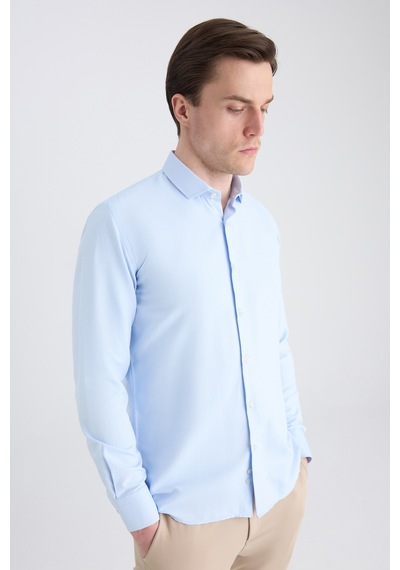 Twn Slim Fit Mavi Armürlü Gömlek 5ef02gl11288m Çok Renkli Twn Slim Fit Mavi Armürlü Gömlek 5ef02gl11288m Çok Renkli