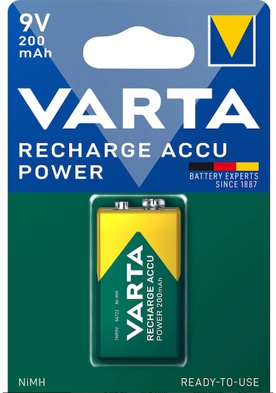 Varta Varta 200mah 9v Şarj Edilebilir Pil
