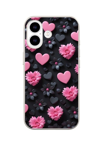 Arvencase Apple iPhone Uyumlu 17 Uyumlu Hd Kalite Orta Sertlikte Baskılı Desenli Silikon Renk105 Renk105