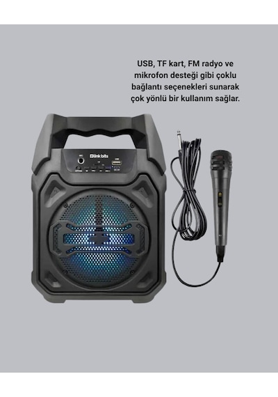 Taşınabilir Şarjlı Hoparlör - Bluetooth Tws Ve Uzun Pil Ömrü
