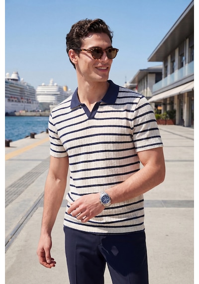 Buratti Erkek Polo T Shirt 5904022 İndigo İndigo