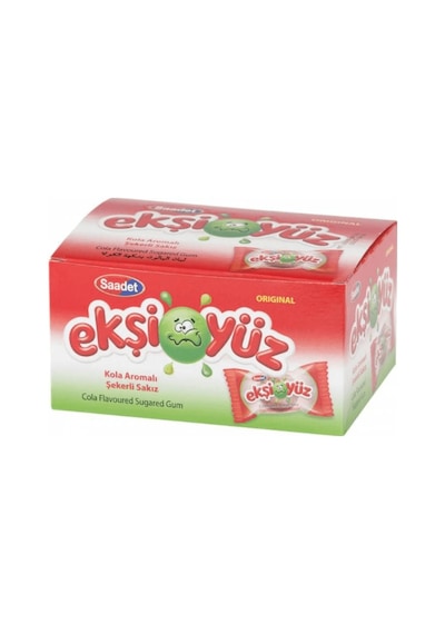 Saadet Ekşiyüz Kola Aromalı Sakız 100 Adet