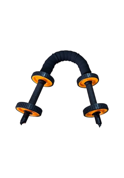 3in1 Ab Wheel Tekerlekli Mekik Aleti Elastik Fitness Bar Kol Ve Karın Kasları Bük Bük Egzersiz Aleti