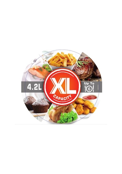 Tefal EY401D Easy Fry Deluxe 1500 W 4200 ML Sıcak Hava Fritöz