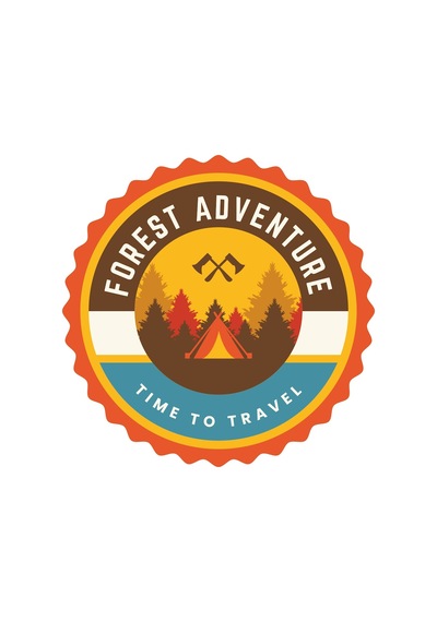 Off Road Adventure 4X4 Camping Sticker 01829