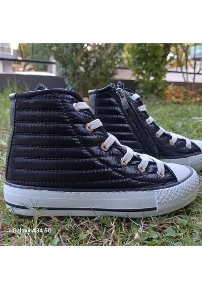 Scarpe Magiche Elyaflı Paraşüt Model Kız Çocuk Ayakkabısı 31-35 Numara Arası Işıksızdır Siyah Scarpe Magiche Elyaflı Paraşüt Model Kız Çocuk Ayakkabısı 31-35 Numara Arası Işıksızdır Siyah