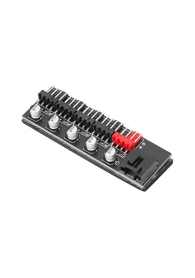 5 Port 4 Pin Fan Çoklayıcı Y PWM Splitter HUB CPU Yuva Çoğaltıcı