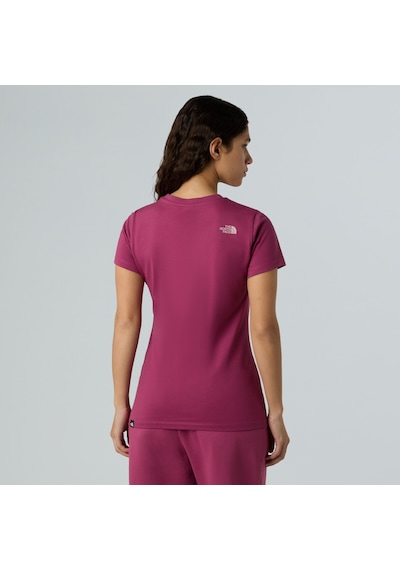 The North Face The Northfacew Ss Easy Tee Kadın Tişört Nf0a8a6d90m1 Nf0a8a6d90m1 Viş Vişne