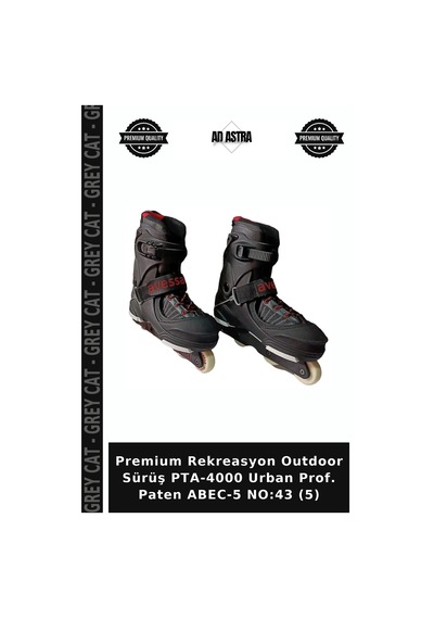Premium Rekreasyon Outdoor Sürüş Pta-4000 Urban Prof. Paten Abec-5 No:43 5 Çok Renkli