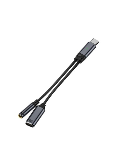 Type C To 2in1 3.5mm & Type-c Çevirici Dönüştürücü Kulaklık Ve Hızlı Şarj