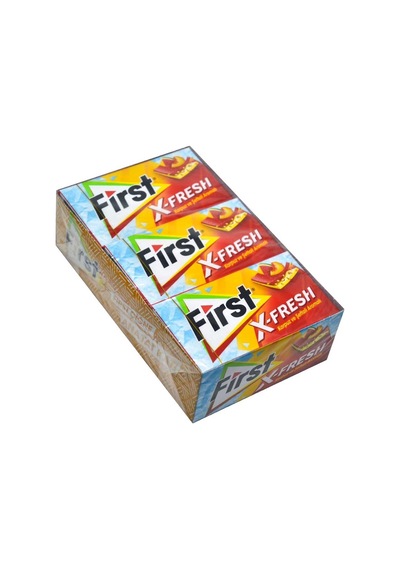 First X-Fresh Şeftali & Karpuz Aromalı Sakız 12 x 27 G