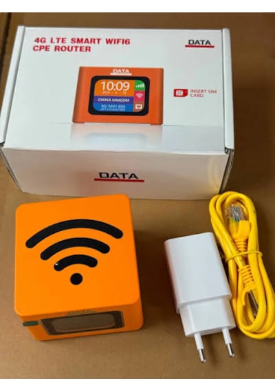 Dataforce Q51 4g Lte Wifi6 3000 Mah Taşınabilir Küp Router Modem