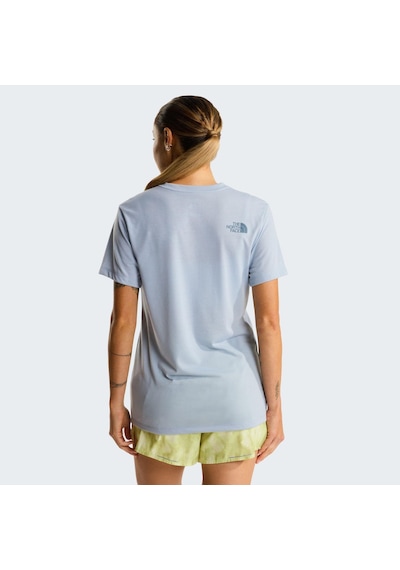 The North Face W Bıtmap Sılhouette Short Sleeves Tee-gr Kadın Tişört Nf0a8g0cfm21 Gri