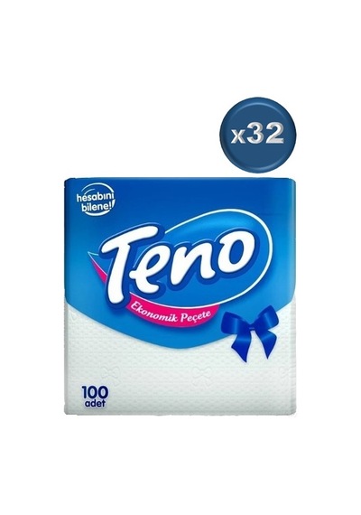 Teno Peçete 100 Lü Pk 32 Li Set (1 Koli)
