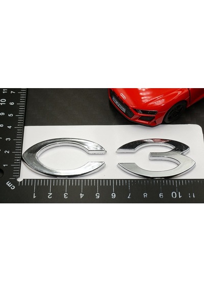 Citroen Uyumlu C3 Picasso 2005-2010 Bagaj Krom Abs 3M 3D Yazı Logo Amble