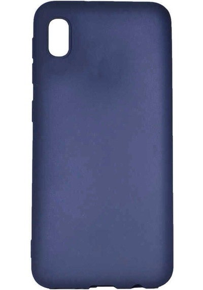 Galaxy A01 Core Kılıf Zore Premier Silikon Kapak Lacivert