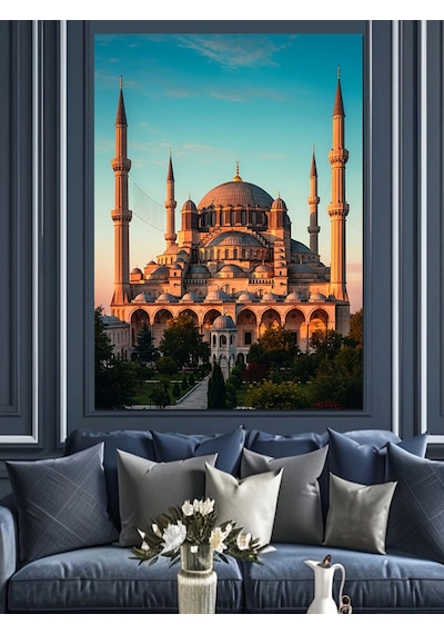 Sultanahmet Camii İstanbul Manzarası Dekoratif Kanvas - Mdf Ahşap Tablo
