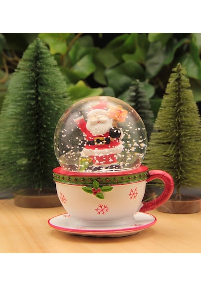 Yılbaşı Noel Kar Küresi Merry Christmas Fincan-e