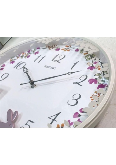Seiko Clocks Qxc238w Tavşan Figürlü Sarkaçlı Duvar Saati Beyaz