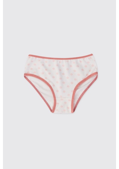 Panço Kız Çocuk Pudra 3'lü Slip Çamaşır 2612gk14008 Pembe