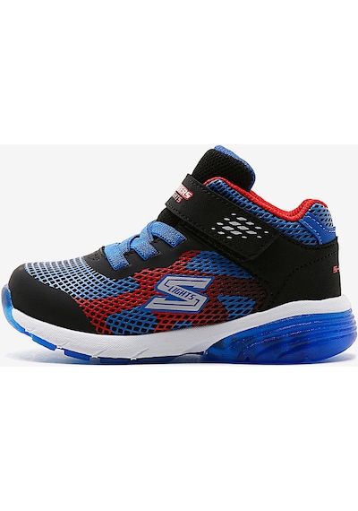 Skechers Rapid Charge - Movrux Küçük Erkek Çocuk Siyah Işıklı Bot 402032n Bkrb Siyah