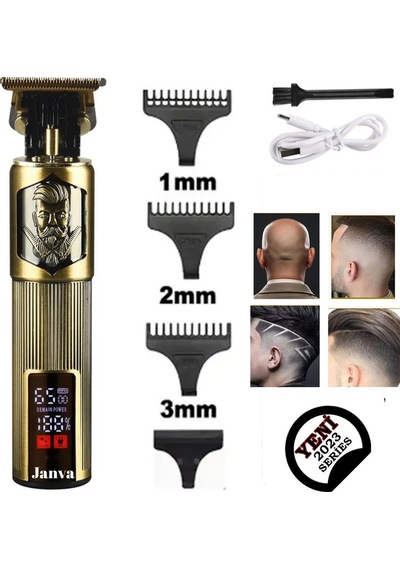 Turbo12 Lcd Ekran Lazer Epilasyon Öncesi Vücut Kılı Traş Saç Ense Sakal Çizim Tıraş Makinesi