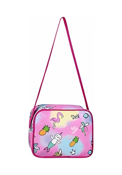 Unicorn Desenli Pembe İlkokul Sırt Çantası + Beslenme Çantası 2303 Açık Pembe
