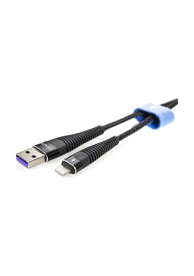 Shaza Apple Uyumlu iOS iPhone Lightning 5a 100 W Örgülü Hızlı Şarj Ve Data Kablosu 1 Metre Shaza Apple Uyumlu iOS iPhone Lightning 5a 100 W Örgülü Hızlı Şarj Ve Data Kablosu 1 Metre