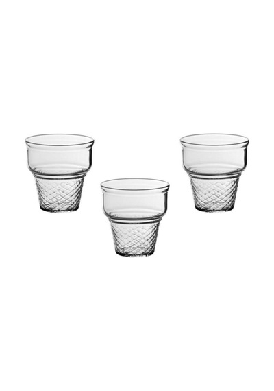 Dondurmalık Kase Mini Cornet Dondurmalık Takımı 3'lü Nocolor-9330be99