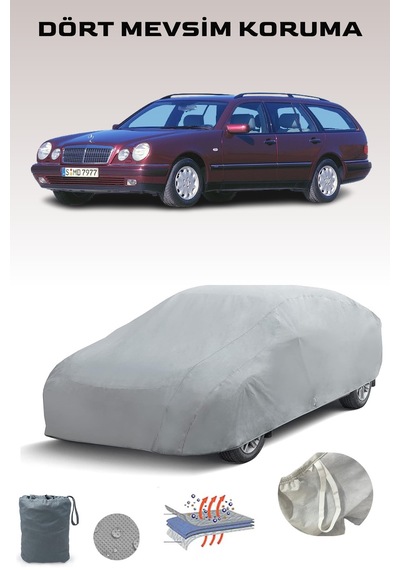 Mercedes E-serisi T-modell S210 1996 - 1999 Araba Brandası Oto Branda Gri