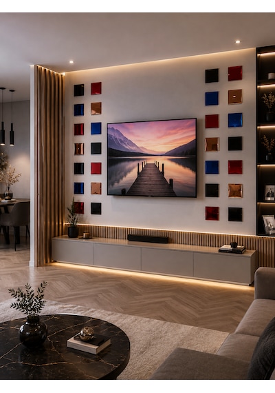 10 Adet 1mm Dekoratif Kare Bakır Pleksi - 10x10, 15x15, 20x20, 25x25, 30x30, 35x35, 40x40 Cm Kendinden Yapışkanlı Duvar Dekorasyonu Ürünü Pleksi Ayna Beklentisiyle Almayınız