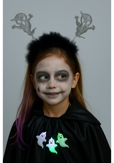 Halloween Cadılar Bayramı Taç Hayalet Simli Parlak Diğer