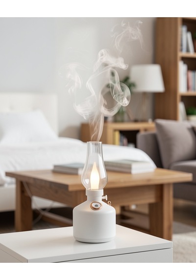 Retro Gaz Lambası Tasarımlı Aroma Difüzörü, Usb Şarjlı 280 Ml Nano Mist