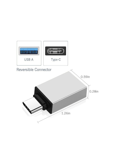 Samsung Uyumlu Type C Usb 3.0 Otg Adaptör Dönüştürücü