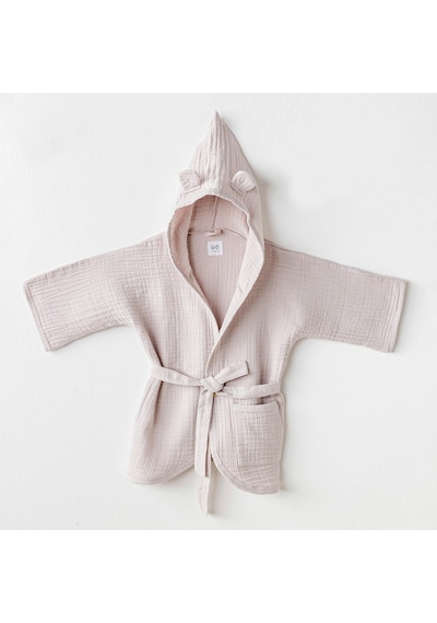 Bebek Bornoz Bathrobe Muslin Home Ac25882 18 - 24 Ay