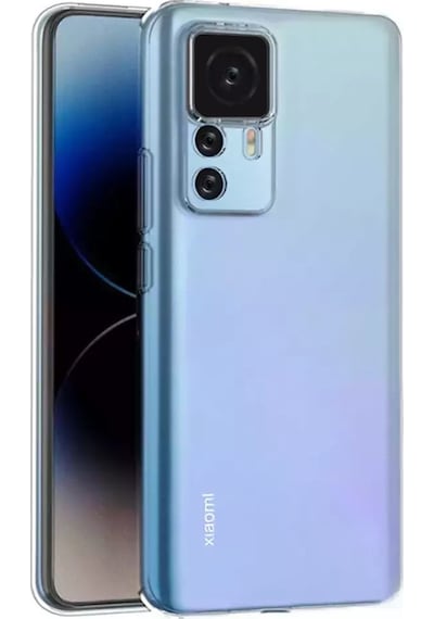 FitCase Xiaomi Mi 12T / 12T Pro Kılıf Kamera Korumalı Silikon Şeffaf Arka Kapak