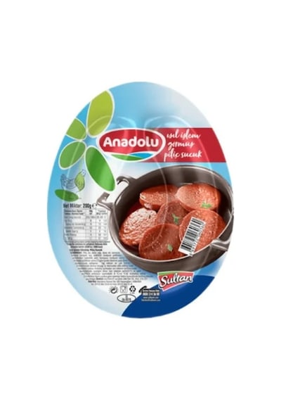 Anadolu Vakumlu Kangal Piliç Sucuk 200 G