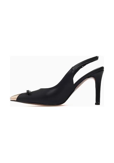 Kuum Kadın İnce Topuklu Stiletto Ayakkabı 26k K145-25882 Siyah