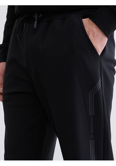 Lcwaıkıkı Classic Siyah Standart Kalıp Erkek Jogger Eşofman Altı