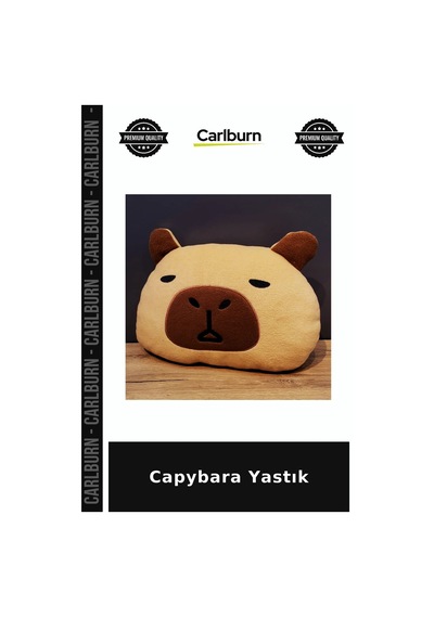 Capybara Yastık Ev Dekorasyonu Çok Renkli