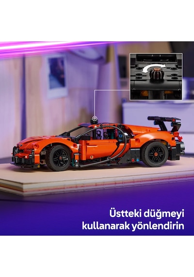 LEGO®  Technic™ Bugatti Chiron Pur Sport Hiper Araba 42222 – 9 Yaş ve Üzeri Çocuklar için Yaratıcı Oyuncak Yapım Seti (771 Parça)