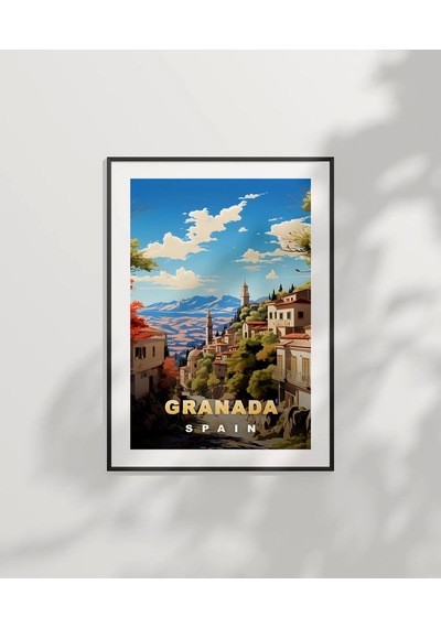 Çerçevesiz Poster Granada'nın Gizemli Güzelliği