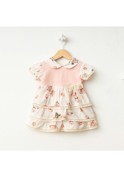 Baby Fou İki İp Kız Elbise Pembe