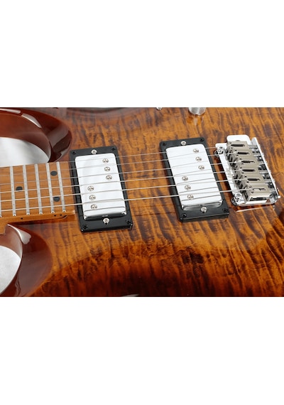 Luxars S-g37-t Shb Hh Elektro Gitar Spalted Honey Burst
