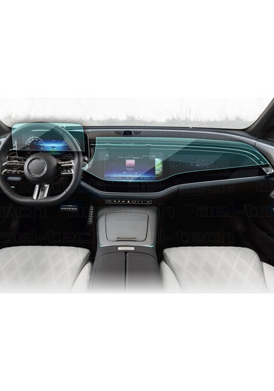 Mercedes E Serisi W214 Dijital Gösterge Ve Navigasyon Uyumlu Nano Ekran Koruyucu 2li Set 2024 2025