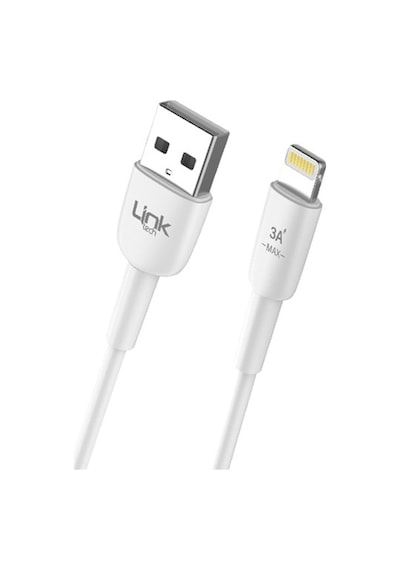 Linktech K606 Usb-a To Lightning 3A 2 MT Şarj Kablosu Beyaz