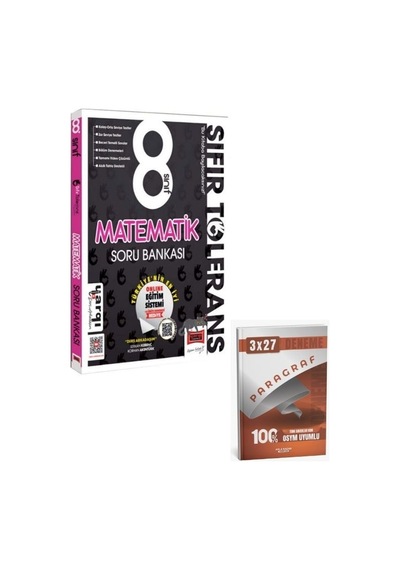 Ders Arkadaşım 2027 8. Sınıf Matematik Sıfır Tolerans Soru Bankası+ Anla Kazan Paragraf